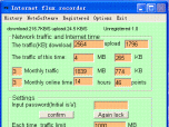 Internet flux recorder Screenshot