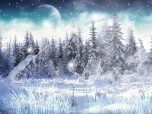 Winter Snow Screensaver Screenshot