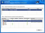 AnyPasskey Windows Password Recovery Pro Screenshot