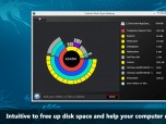 Colorful Disk Clean Desktop