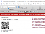 GS1 QR Code FileMaker Native Barcode Screenshot