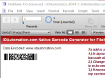 PDF417 Filemaker Barcode Generator