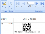 SSRS QRCode 2D Barcode Generator Screenshot